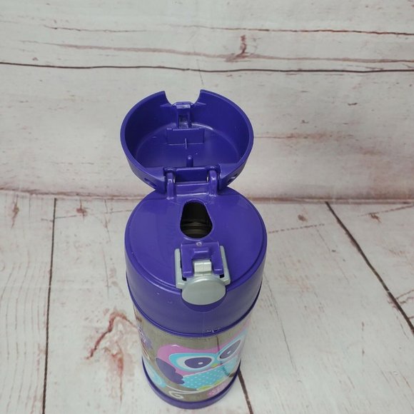 Owl Kids Thermos Kids Thermal Traveling Drinking Plastic Thermos - Picture 6 of 11